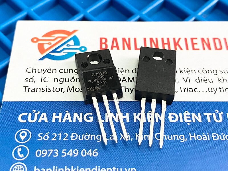 Alternative view of BYQ28X-200, BYQ28X Diode 10A 200V TO-220