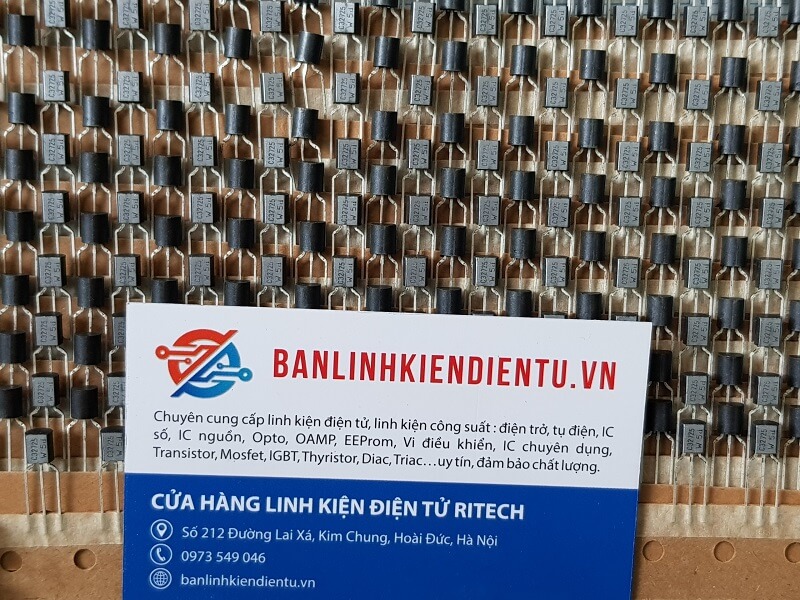C32725, BC327-25 Transistor PNP 45V/500mA SOT54 (TO-92) - Ảnh 3