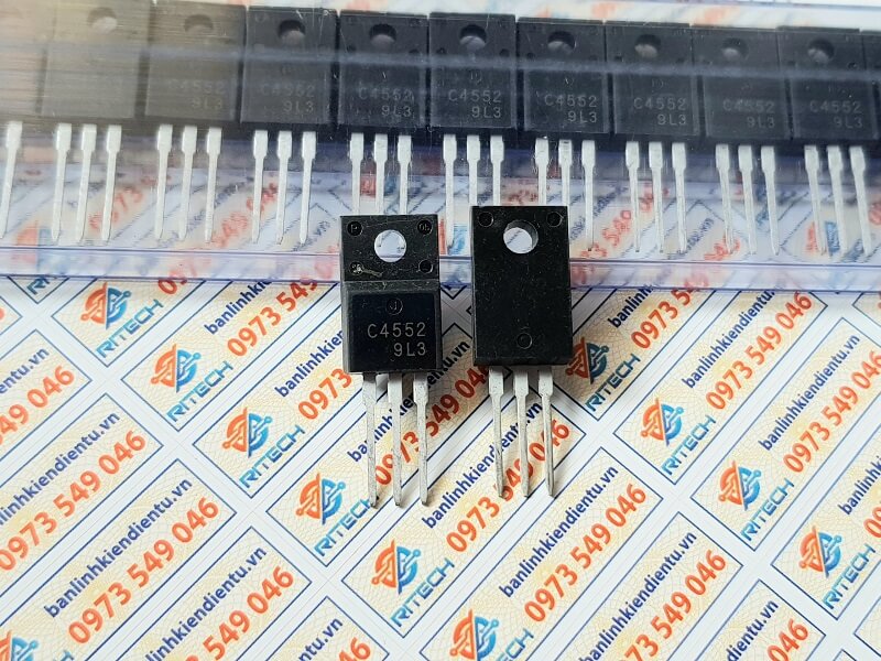 Alternative view of C4552, 2SC4552 Transistor NPN 15A/100V/30W TO-220F