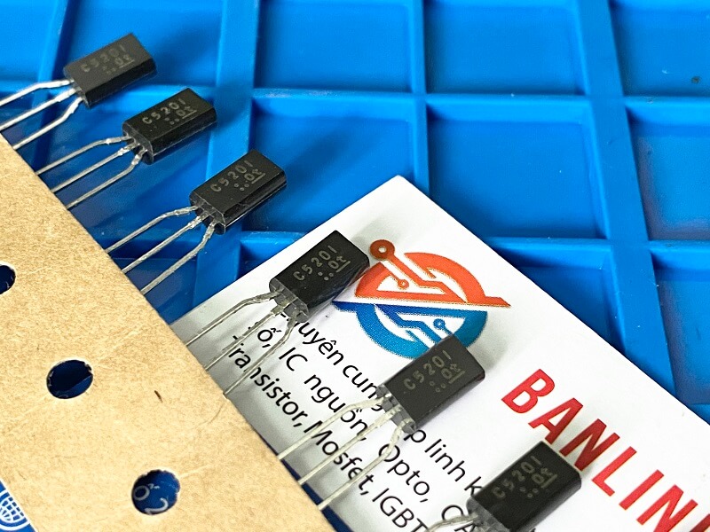 Alternative view of C5201 2SC5201 Transistor 0.05A 50mA 600V TO-92