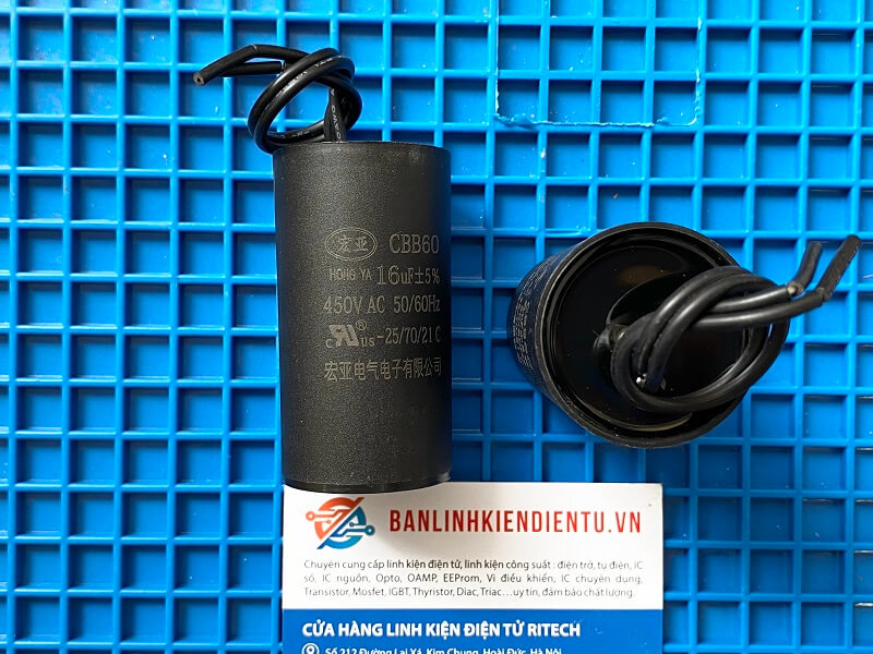 Alternative view of Tụ khởi động CBB60 16uF 450VAC