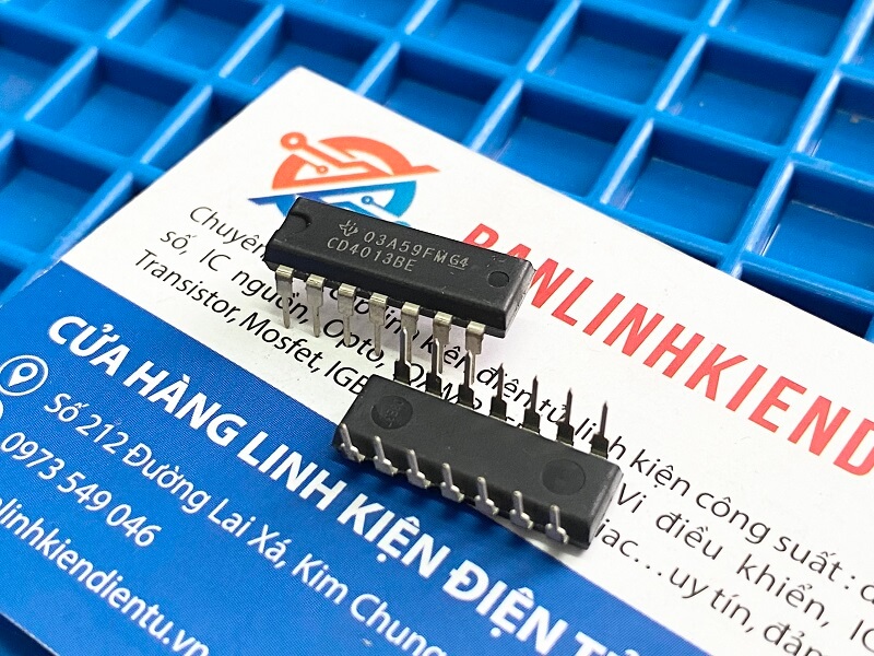 CD4013BE, CD4013BP, CD4013 IC Số DIP-14 hàng nhập khẩu