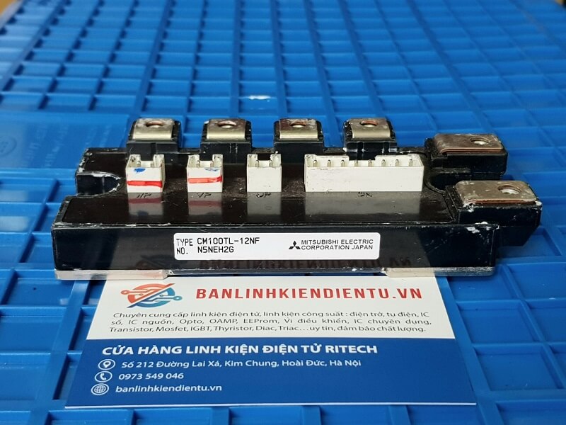 Alternative view of CM100TL-12NF Module IGBT Mitsubishi 100A 600V (Tháo máy)