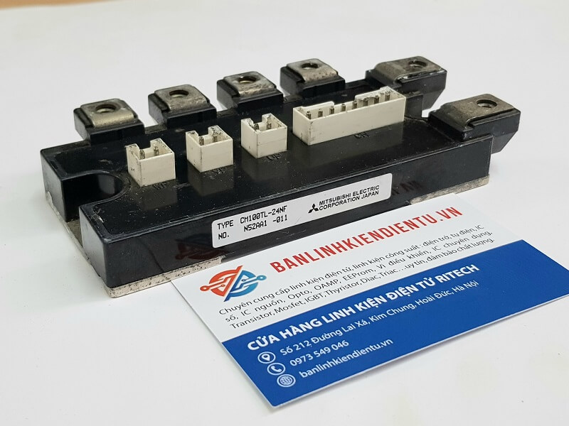 Alternative view of CM100TL-24NF Module IGBT MITSUBISHI 100A 1200V