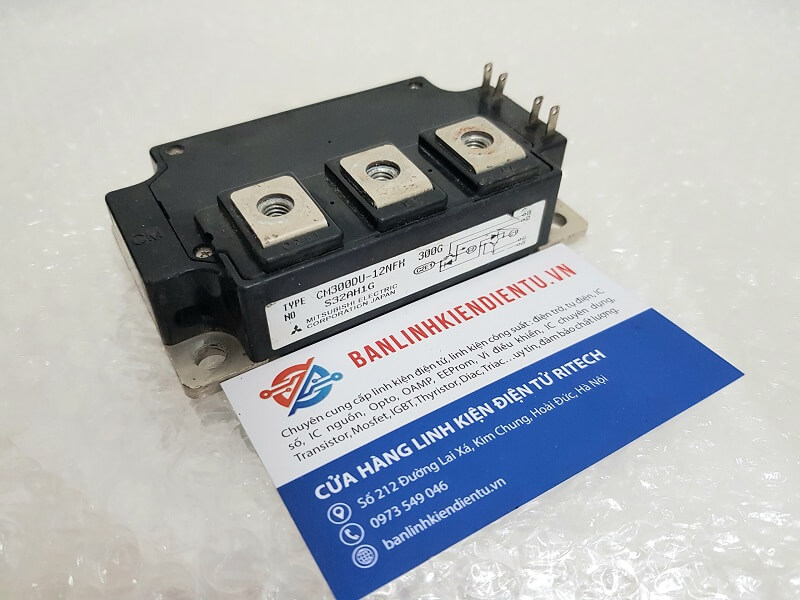 CM300DU-12NFH Module IGBT Mitsubishi 300A/600V (Tháo máy)