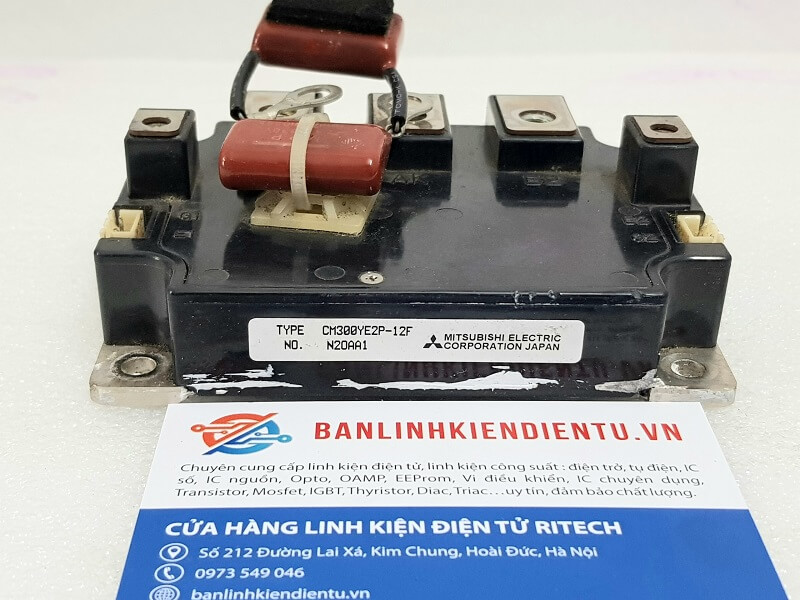 CM300YE2P-12F Module IGBT Mitsubishi 300A 600V Tháo máy - Ảnh 2