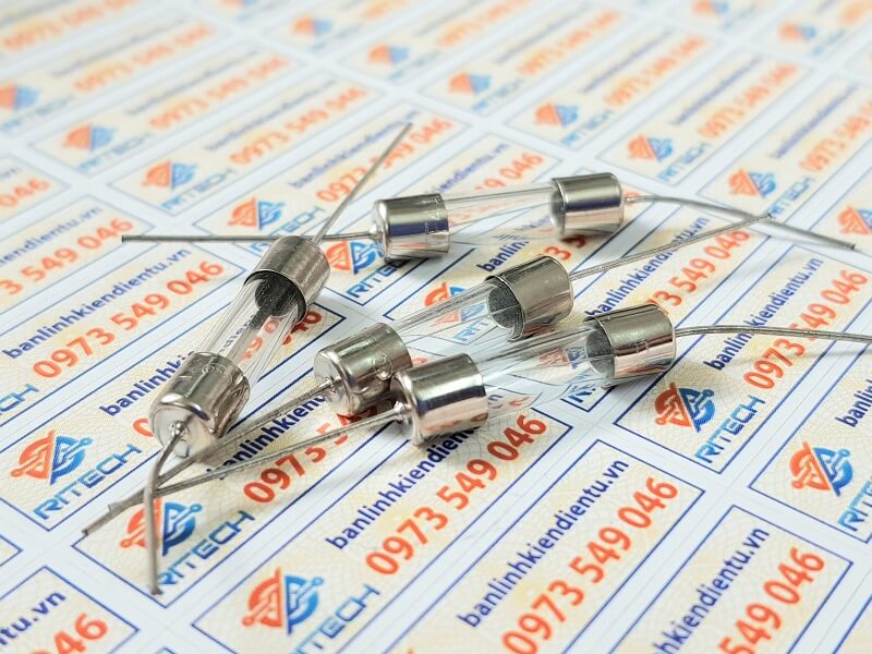 Cầu chì thủy tinh 5x20mm 10A 250V loại chân hàn