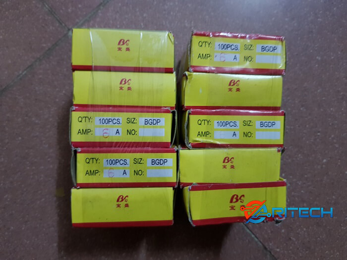 Cầu chì thủy tinh 6A 250V 5x20mm F6AL250V - Ảnh 2