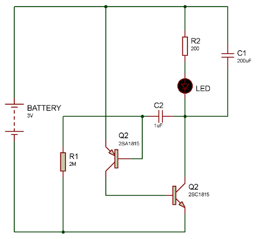 Alternative view of Transistor A1015 2SA1015 loại PNP 0.15A 50V TO-92