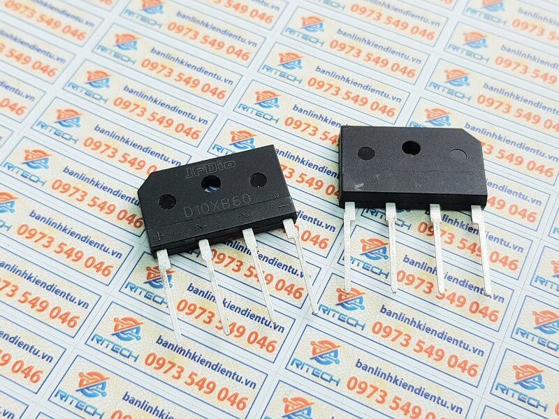 D10XB60, D10XB60H Diode cầu 10A/600V