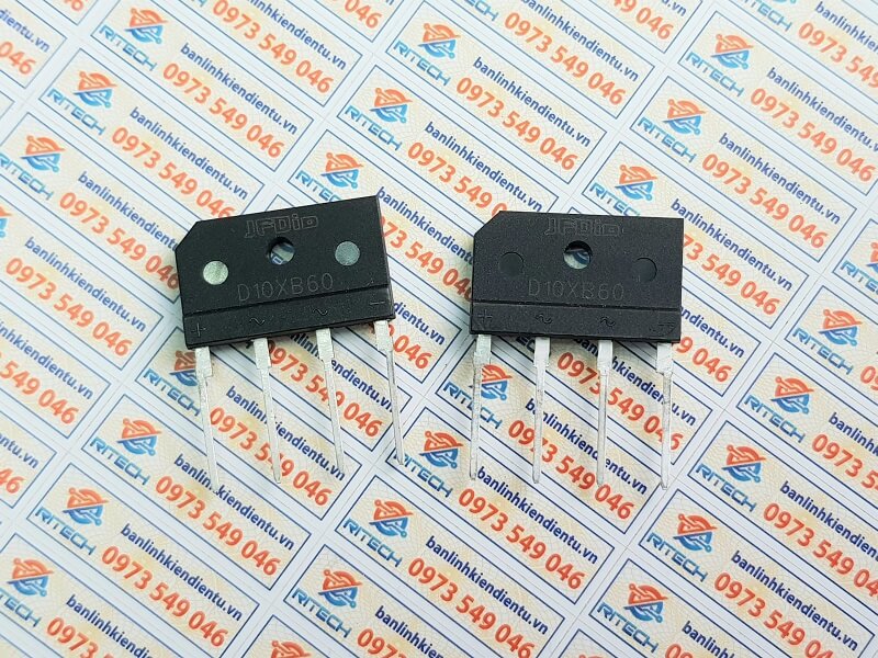 D10XB60, D10XB60H Diode cầu 10A/600V - Ảnh 2