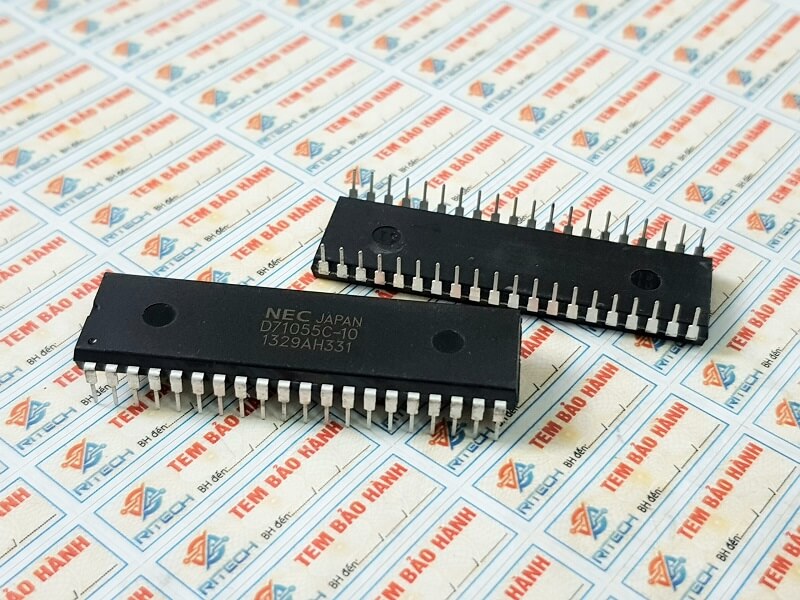 D71055C-10, UPD71055C DIP-40 IC Giao Tiếp Nguyên Bản