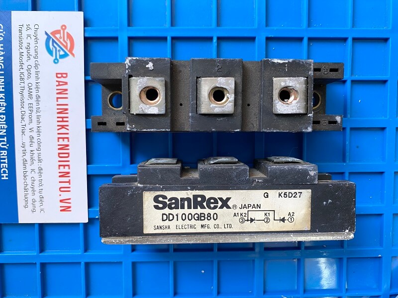 DD100GB80 Module diode 100A 800V (tháo máy)