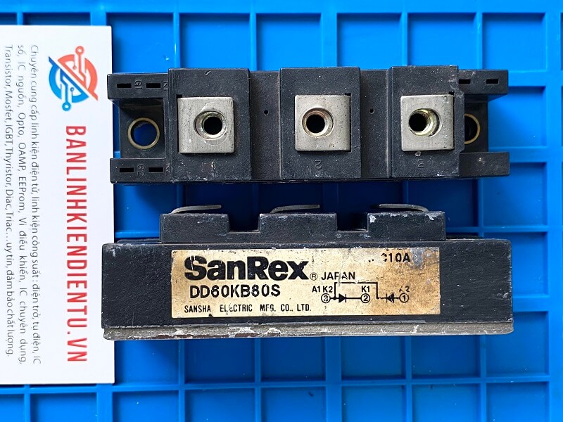 DD60KB80S Module diode 60A 800V (tháo máy)