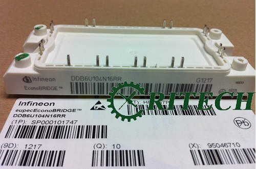 Alternative view of DDB6U104N16RR Diode chỉnh lưu cầu 100A 1600V có IGBT phanh