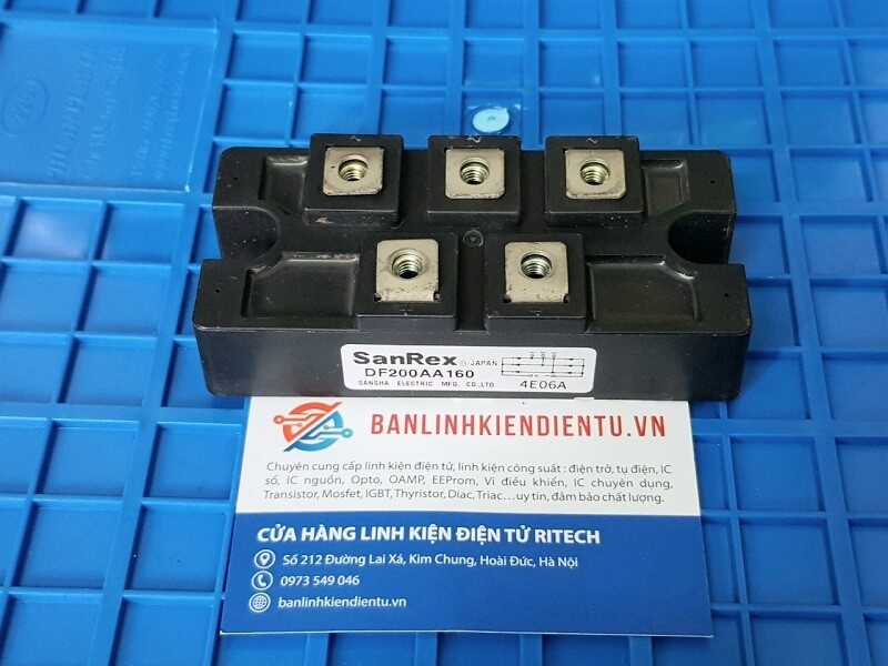 Alternative view of DF200AA160 Diode cầu 3 pha Sanrex 200A 1600V (Tháo máy)