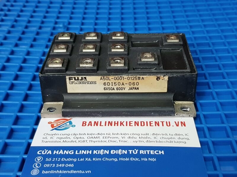 6DI50A-060 Module Transistor Fuji  A50L-0001-0125#A 50A 600V (Tháo máy)