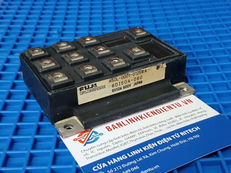 Alternative view of 6DI50A-060 Module Transistor Fuji  A50L-0001-0125#A 50A 600V (Tháo máy)