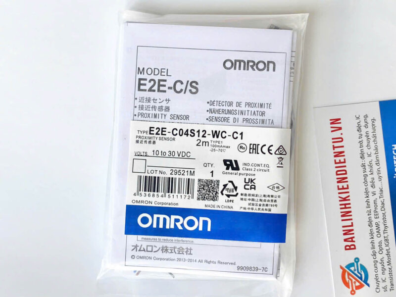 Alternative view of Cảm biến từ OMRON E2E-C04S12-WC-C1 NPN thường mở