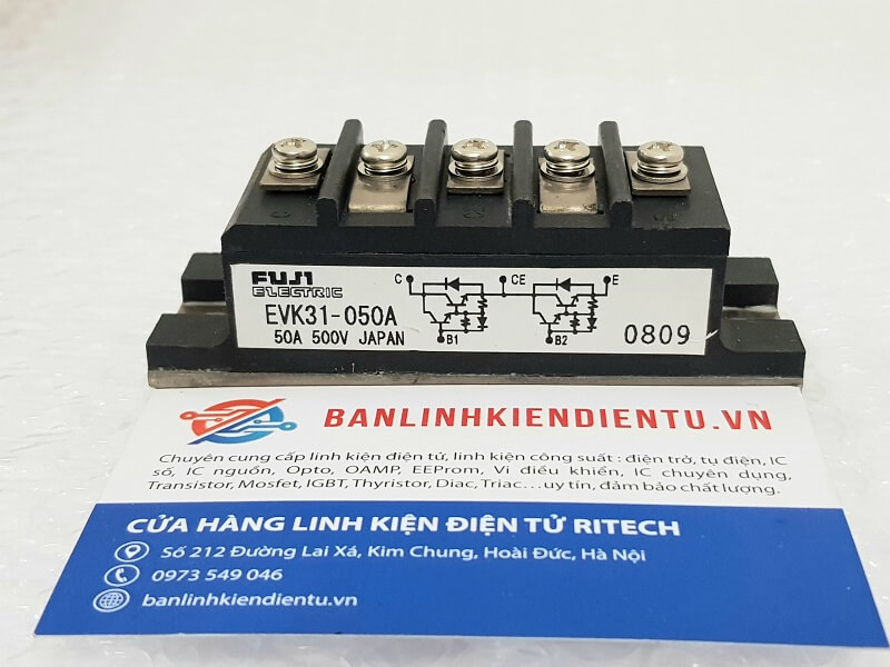 Alternative view of EVK31-050A Module Transistor Fuji 50A 500V
