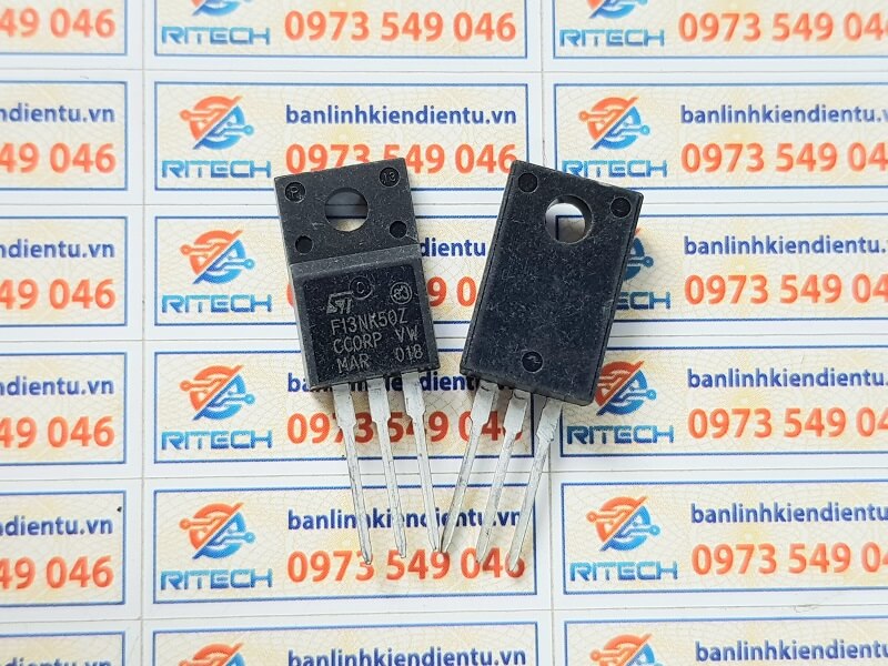 F13NK50Z, STF13NK50Z Mosfet kênh N 11A 500V TO-220