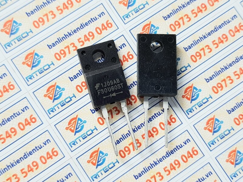 Alternative view of F30U60ST FFPF30U60ST diode phục hồi nhanh TO-220F