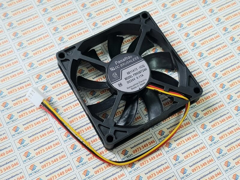 Quạt panaflo FBK08T24H 24V 0.17A 80*80*15mm