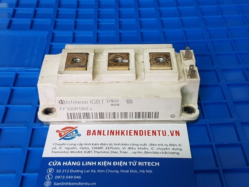 Alternative view of FF300R12KE4 IGBT Infineon 300A 1200V (Tháo máy)