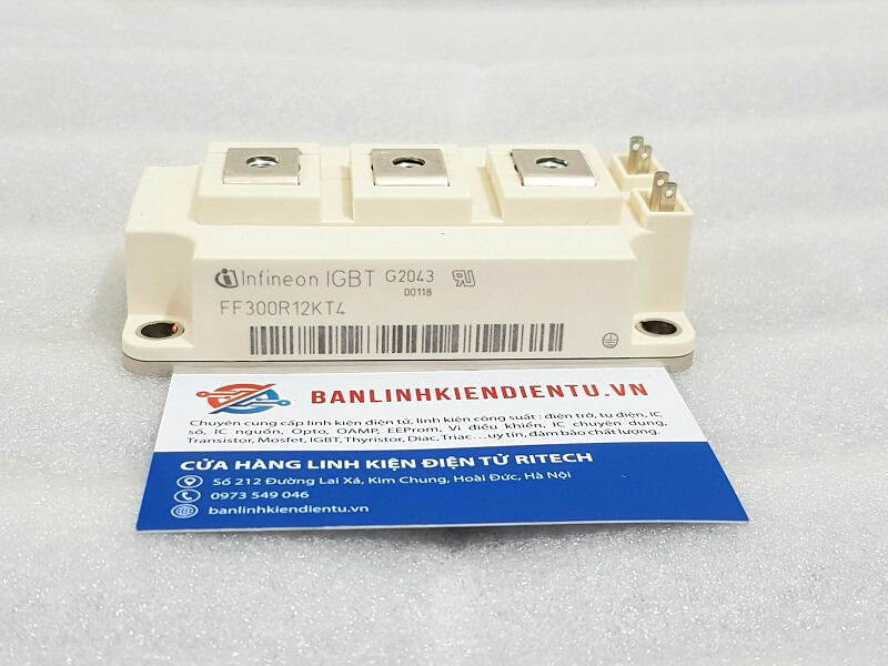 Alternative view of FF300R12KT4 IGBT Infineon 300A 1200V