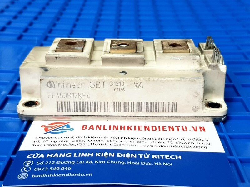 FF450R12KE4 Module IGBT Infineon 450A 1200V (Tháo máy)