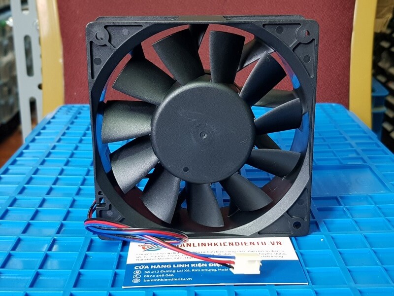 Alternative view of FFB1224EHE Quạt DELTA Cho Biến Tần 24VDC-1.5A 120*120*38MM