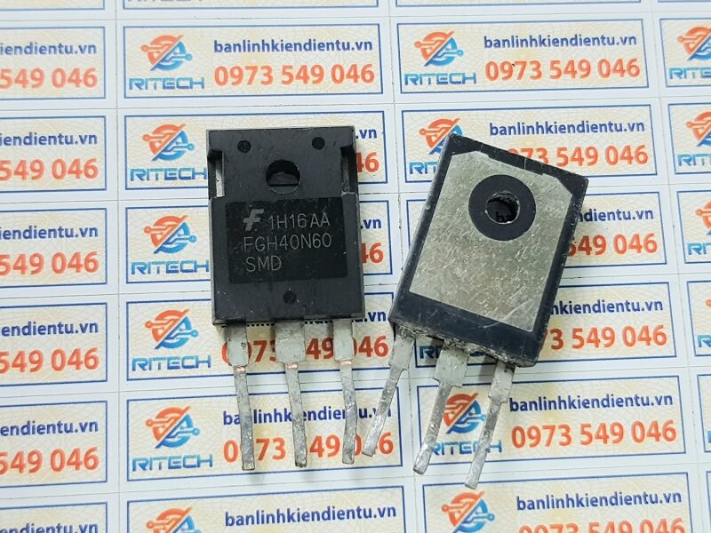 FGH40N60, FGH40N60SMD, 40N60 IGBT 40A 600V TO-247 Tháo Máy Loại 1