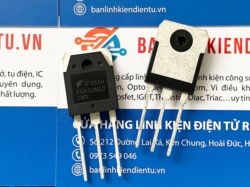 FGH40N60, FGH40N60SMD, 40N60 IGBT 40A 600V TO-247 - Ảnh 2
