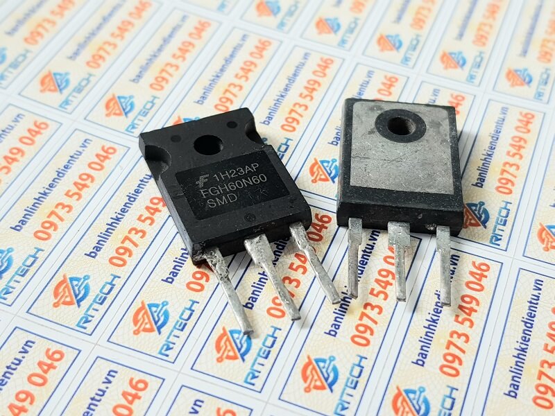 FGH60N60, FGH60N60SFD/SMD/UFD IGBT 60A 600V TO-247 Tháo Máy