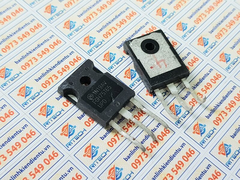 Alternative view of FGH75T65UPD, FGH75T65 IGBT 650V-75A TO-247 tháo máy