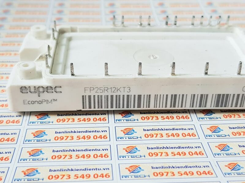 Alternative view of FP25R12KT3 IGBT Infineon 1200v 25A tháo máy