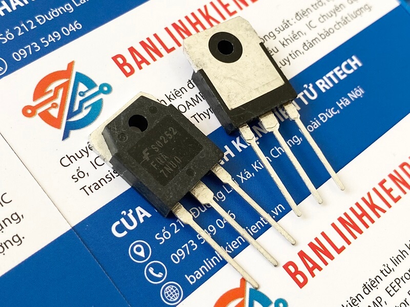 FQA7N80 Mosfet kênh N 7.2A 800V TO-3P - Ảnh 2