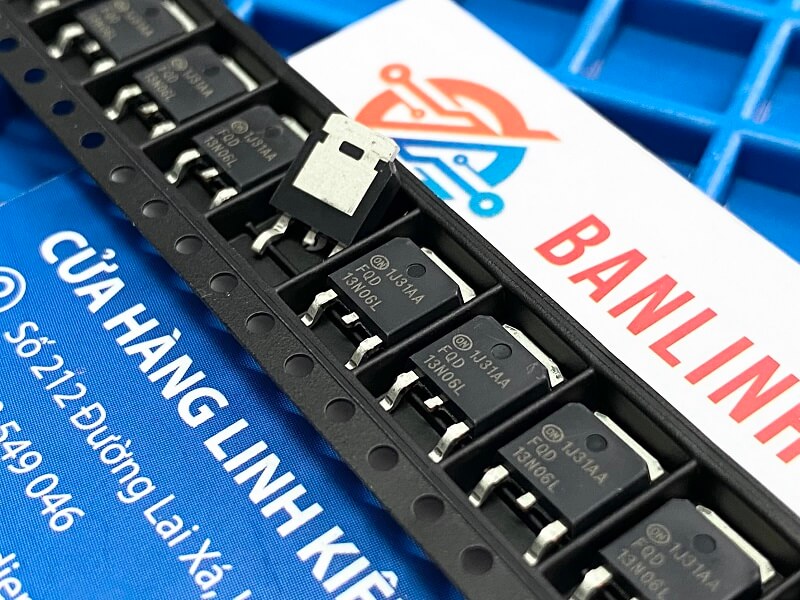 Alternative view of FQD13N06L, 13N06 Mosfet Kênh-N 60V/11A TO-252