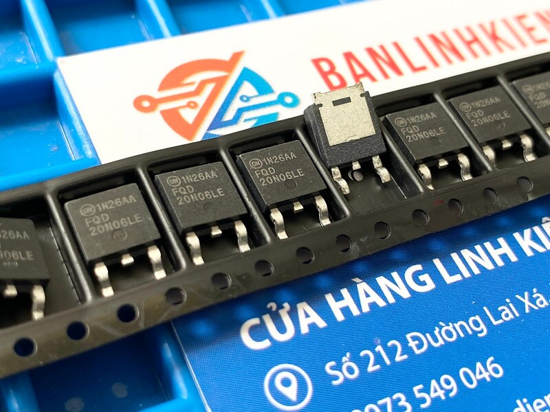 Alternative view of ​FQD20N06 20N06 N MOSFET 20A 60V TO252