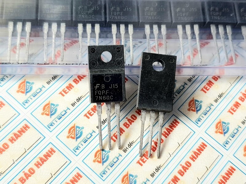 FQPF7N60C Mosfet Kênh-n 600V/4.3A TO-220F