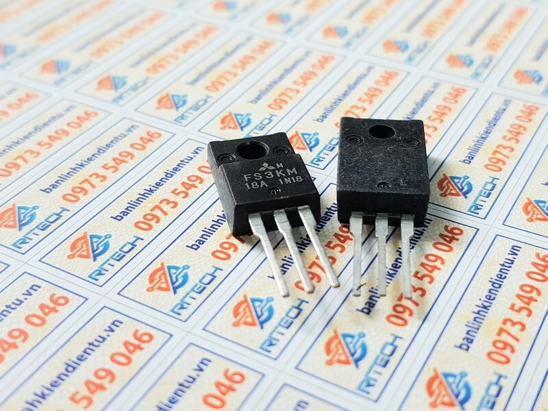 FS3KM-18A FS3KM N-MOSFET 3A 900V TO-220F 4R HIGH-SPEED SWITCHING