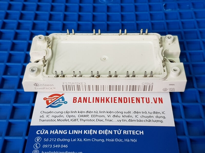 Alternative view of FS75R12KE3 Module Công Suất 75A 1200V (tháo máy)