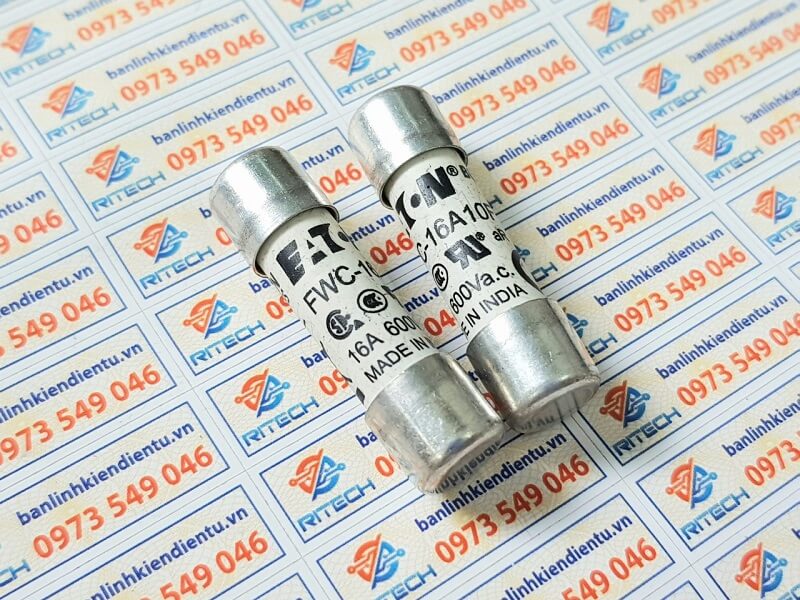 Alternative view of CẦU CHÌ BUSSMANN FWC-16A10F 16A 600V Kích Thước 37.5x10mm