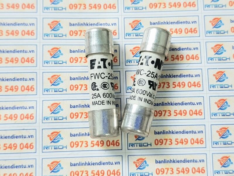 CẦU CHÌ BUSSMANN FWC-25A10F 25A 600V Kích Thước 37.5x10mm