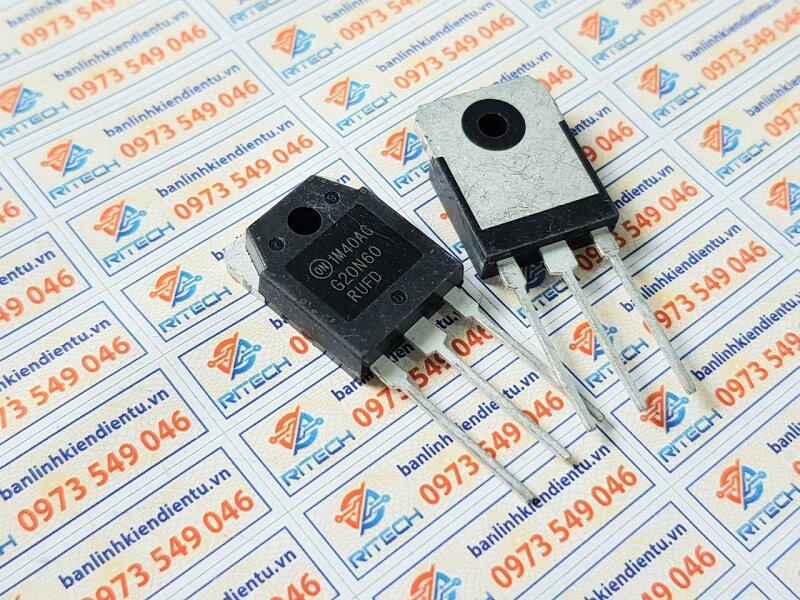 G20N60RUFD, G20N60, SGH20N60RUFD IGBT 20A 600V TO-3P
