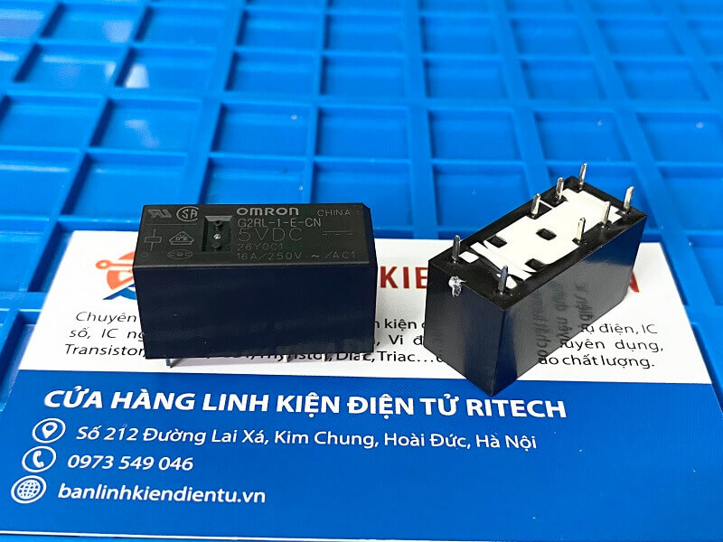 Relay Omron G2RL-1-E 5VDC 16A 5V Mới Chính Hãng