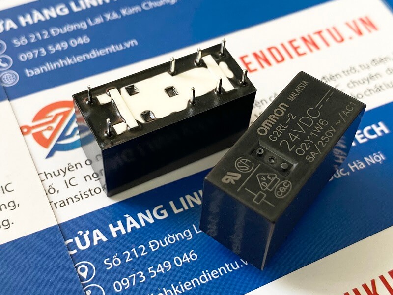 G2RL-2 24VDC G2RL-2-DC24 Relay 8A 24V 8 chân