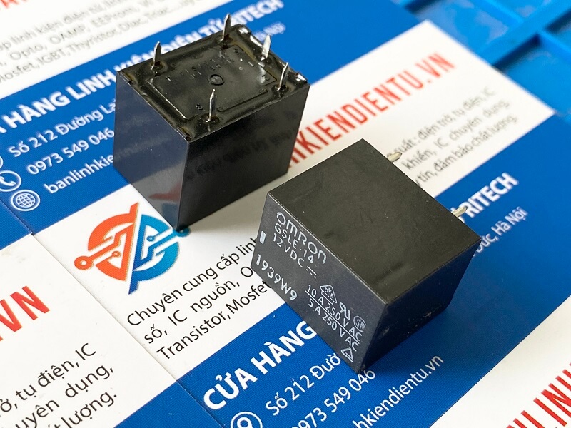 Relay, Rơ le G5LE-14 12VDC 10A loại 5 chân