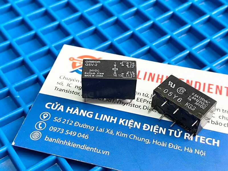G5V-2 Relay 24VDC 2A 8 chân