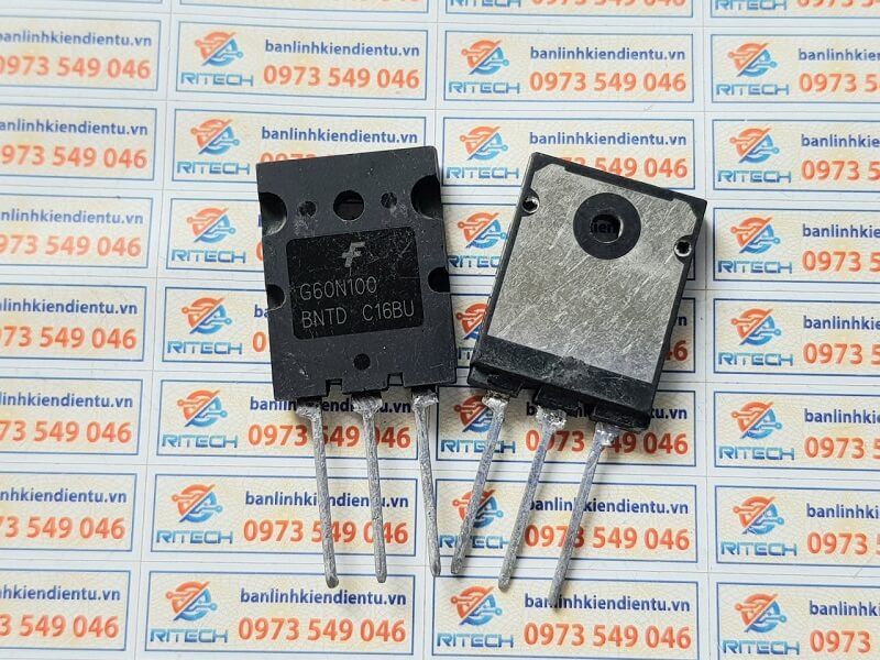 Alternative view of G60N100, G60N100BNTD IGBT 60A/1000V TO-3P ( Tháo máy)